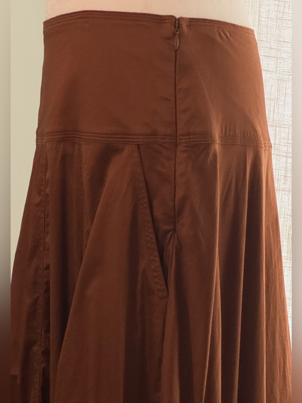 FARM Rio Brown Tiered Ruffle Maxi Skirt - Size Medium - Picture 6 of 10